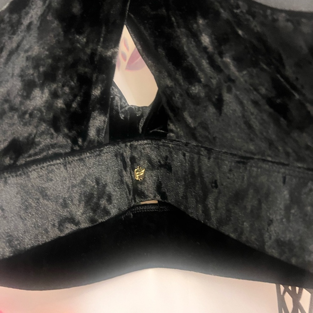 Fabletics Black Velvet Top